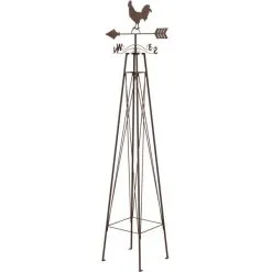 Obelisk Met Windhaan - Plantensteun