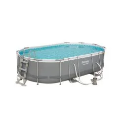 Bestway Zwembad Oval Power Steel Set - 4,88 × 3,05 × 1,07 M
