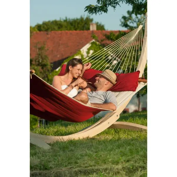 LA SIESTA Hangmat Alabama Kingsize Outdoor - Rood - Afbeelding 2