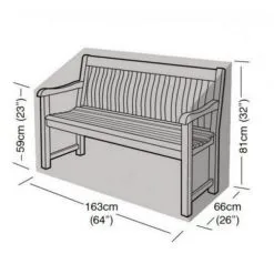 Hoes Voor Tuinbank Driezit - 163 × 66 × 59/81 Cm
