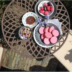 ESSCHERT DESIGN Bistrotafel Elegant - Metaal Ø 70 Cm -winkel in tuinmeubelen bistrotafel elegant metaal 1519641728 1 600