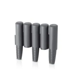 Borderrand Palissade Grijs - Ca. 270 Cm - Set Van 10 Stuks