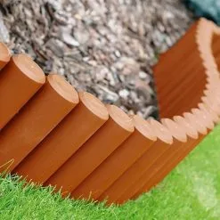 Borderrand Palissade Terracotta - 240 Cm