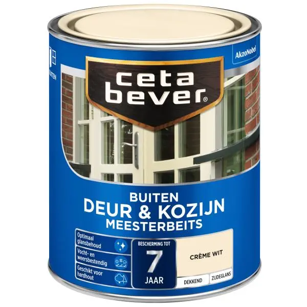 Cetabever Meesterbeits Deur & Kozijn Dekkend, Crèmewit - 750 Ml 3 Cetabever Meesterbeits Deur & Kozijn Dekkend, Crèmewit - 750 Ml