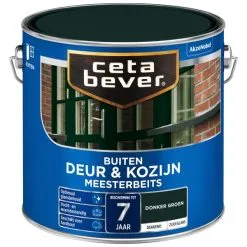 Cetabever Meesterbeits Deur & Kozijn Dekkend, Donkergroen - 2,5 L