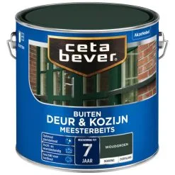 Cetabever Meesterbeits Deur & Kozijn Dekkend, Woudgroen - 2,5 L