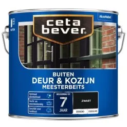 Cetabever Meesterbeits Deur & Kozijn Dekkend, Zwart - 2,5 L