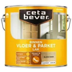 Cetabever Vloer- & Parketlak Transparant, Blank Eiken - 2,5 L
