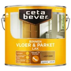Cetabever Vloer- & Parketlak Transparant, Licht Eiken - 2,5 L
