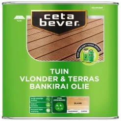 Cetabever Vlonder- & Terrasolie Bankirai UV Proof, Blank - 2,5 L