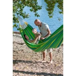 LA SIESTA Tweepersoonshangmat Currambera - Kiwi -winkel in tuinmeubelen currambera kiwi cotton double classic hammock 1609770127 323 600