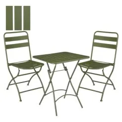 Mica Decorations Evita Bistro Set Groen - 3 Delig