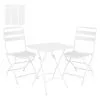 Mica Decorations Evita Bistro Set Wit - 3 Delig