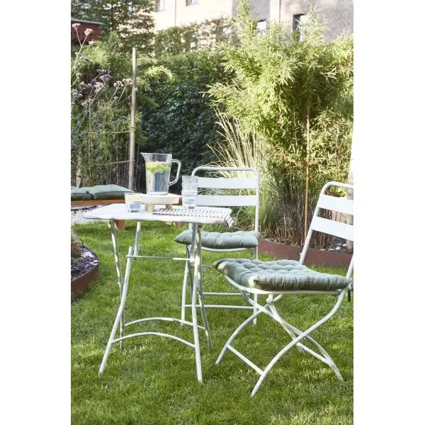 Mica Decorations Evita Bistro Set Wit - 3 Delig 4 Mica Decorations Evita Bistro Set Wit - 3 Delig - Afbeelding 2