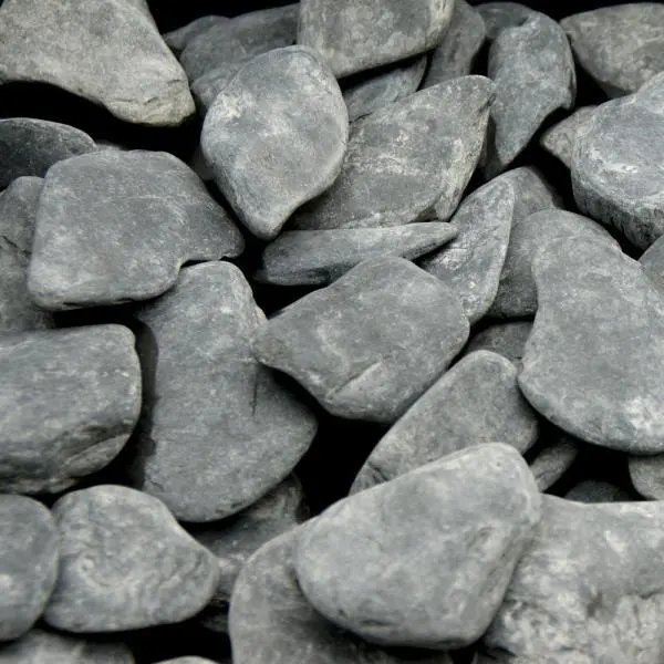 Flat Pebbles Zwart 15/30 - 30/60 In Big Bag Ca. 0,7 M³ 3 Flat Pebbles Zwart 15/30 - 30/60 In Big Bag Ca. 0,7 M³