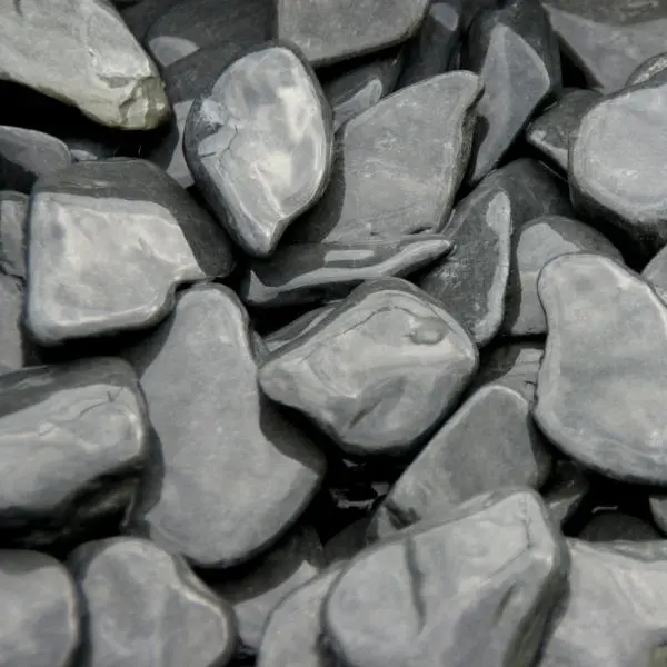 Flat Pebbles Zwart 15/30 - 30/60 In Big Bag Ca. 0,7 M³ 4 Flat Pebbles Zwart 15/30 - 30/60 In Big Bag Ca. 0,7 M³ - Afbeelding 2