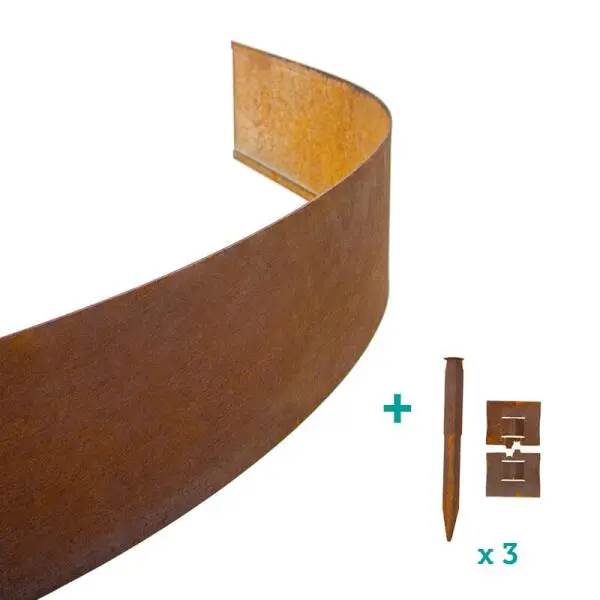 Kantopsluiting Multi-Edge Advance Corten - Set Van 6 Stuks 4 Kantopsluiting Multi-Edge Advance Corten - Set Van 6 Stuks - Afbeelding 2