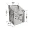 Beschermhoes Tuinstoelen Met Armleuningen - 68 × 66 × 81 Cm