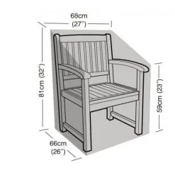 Beschermhoes Tuinstoelen Met Armleuningen - 68 × 66 × 81 Cm