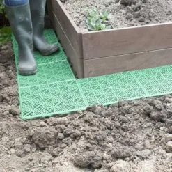 Tuintegel Kunststof Groen - Set Van 5 Stuks -winkel in tuinmeubelen tuintegel kunststof groen 1484061835 5 600