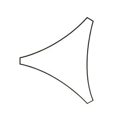 Uv-bestendig Zonnezeil 3,6 M × 3,6 M × 3,6 M - Champagne -winkel in tuinmeubelen zonnezeil driehoek champagne 1622453897 2 600